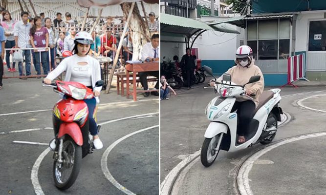 Thi bằng lái xe A1