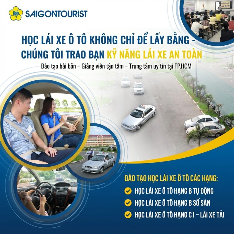 Học phí các khoá học lái xe ô tô