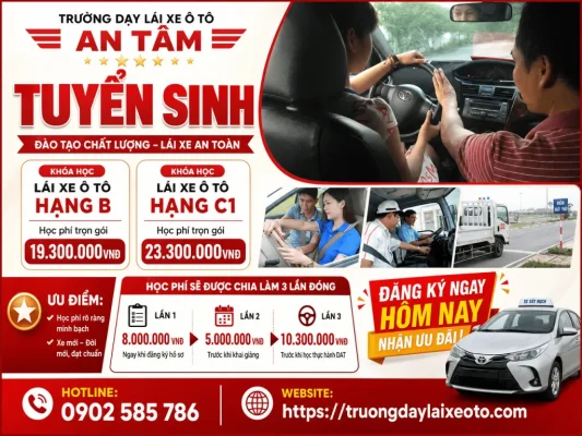 Trường Dạy Lái Xe Ô Tô An Tâm: Địa Chỉ Đào Tạo Lái Xe Chuẩn Pháp Lý, Uy Tín Hàng Đầu TP.HCM 10 Các khoá học lái xe ô tô - Trường dạy lái xe ô tô An Tâm